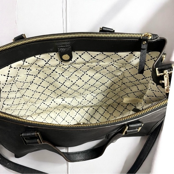 🌻Kate Spade Black Leather Newbury Lane Loden Purse Shoulder Bag Crossbody main image 1